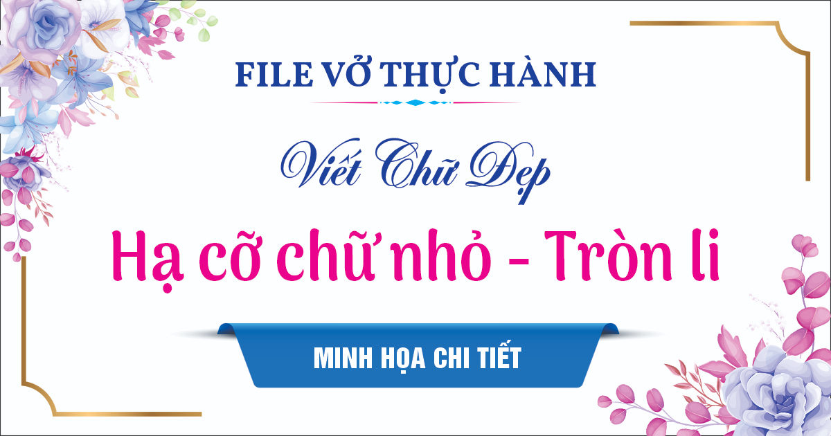 A4 - Hạ cỡ chữ tròn li